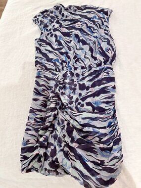 All Saints S (4) Cocktail Dress w Fun Pattern